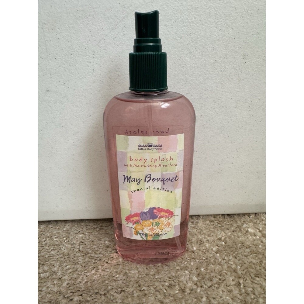 Bath & Body Works May Bouquet Body Splash 8oz Vintage Rare Discontinued HTF